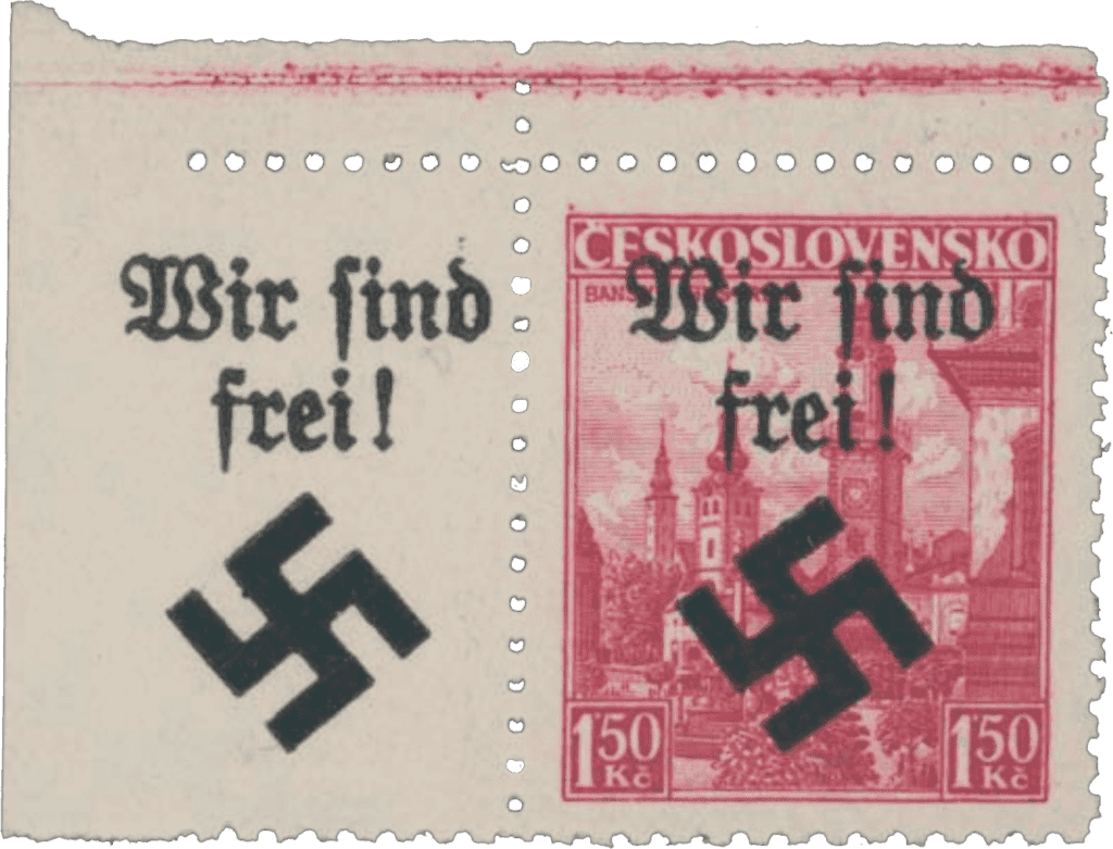 Moravská Ostrava | Czechoslovakia german occupation 1939 | stamp overprint | Michel 11 Lw