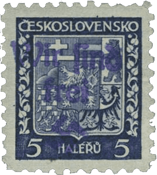 Moravská Ostrava | nazi occupation | stamp overprint | german occupation of Czechoslovakia 1939 | investment stamp