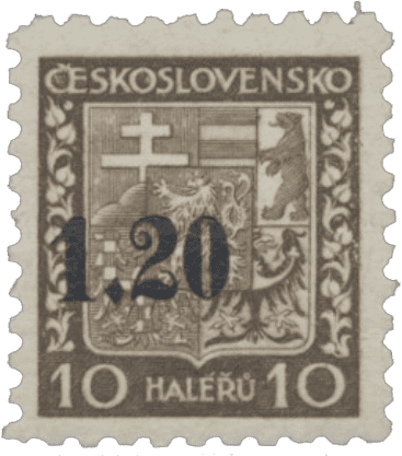 As | Sudetenland postage stamp overprint 1938 - Michel 2