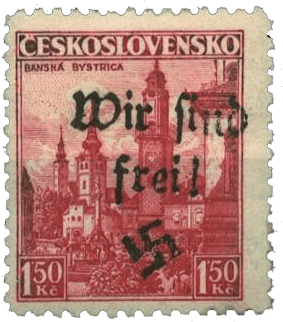 Vratislavice | Maffersdorf | german occupation 1938 | Czechoslovakia - sudety - sudetenland - Michel 26