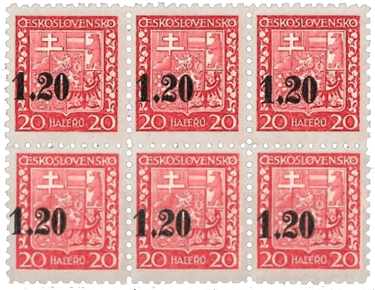 As | Asch | Sudetenland postage stamp overprint 1938 - Michel 3 | Sudets | Czechoslovakia | nazi occupation