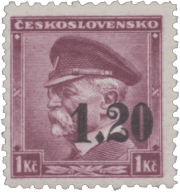 As | Sudetenland postage stamp overprint 1938 | Asch | Sudetenland - Michel 5