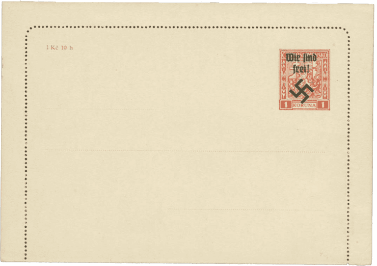 Rumburk mailing cards | Sudetenland | Sudety | German Occupation | Rumburg 1938 |Mi. K1