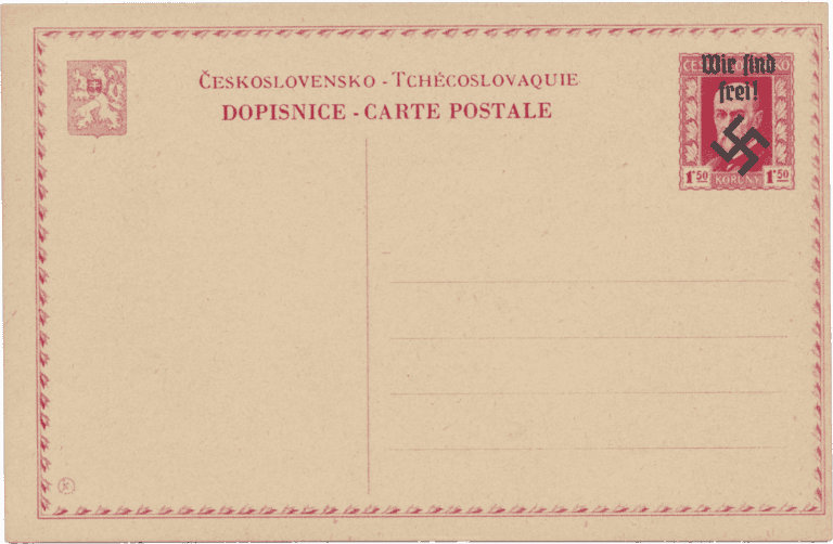 Rumburk mailing cards | Sudetenland | Sudety | German Occupation | Rumburg 1938 |Mi. P1