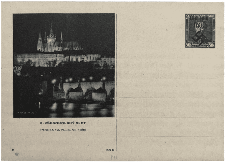 Rumburk mailing cards | Sudetenland | Sudety | German Occupation | Rumburg 1938 | Sudeten Crisis | Mi. P12B8