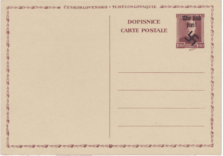 Rumburk mailing cards | Sudetenland | Sudety | German Occupation | Rumburg 1938 | Sudeten Crisis | Mi. P6