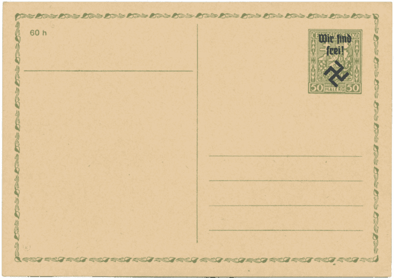 Rumburk mailing cards | Sudetenland | Sudety | German Occupation | Rumburg 1938 | Sudeten Crisis | Mi. P7I