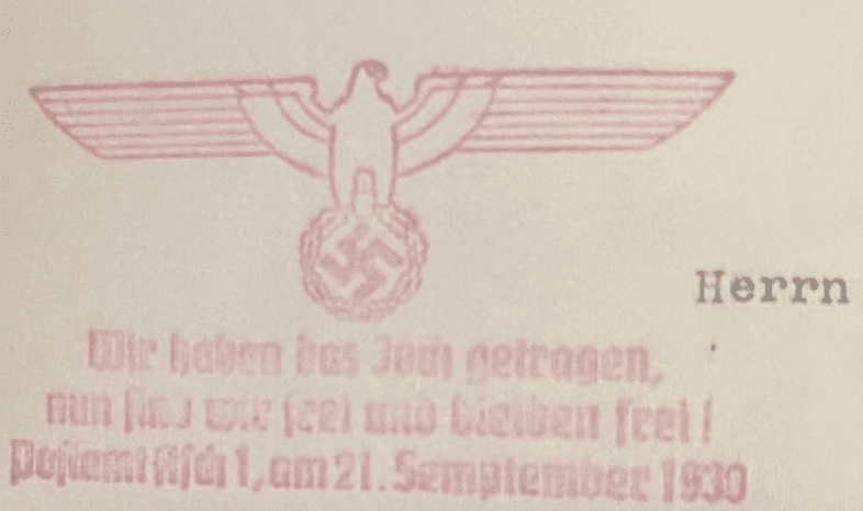Celebratory postmark | As | Sudetenland 1938 | German stamps