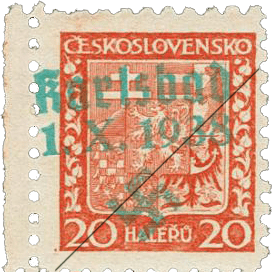 Karlsbad 1938 stamp 1.3. | sudetenland | Czechoslovakia | german occupation