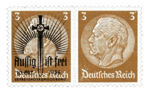Sudetský přetisk | Ústí nad Labem | Aussig | Sudetenland 1938